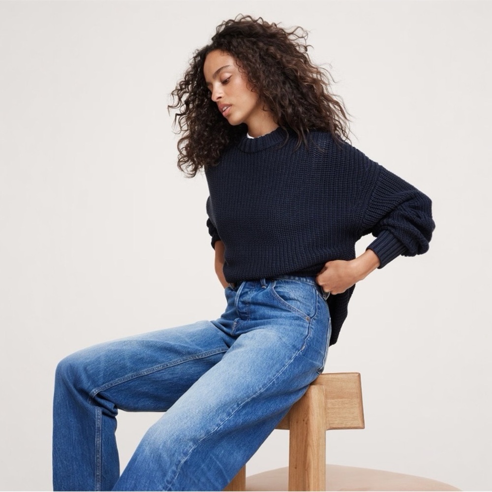 Banana Republic Oversized Crew Neck Sweater